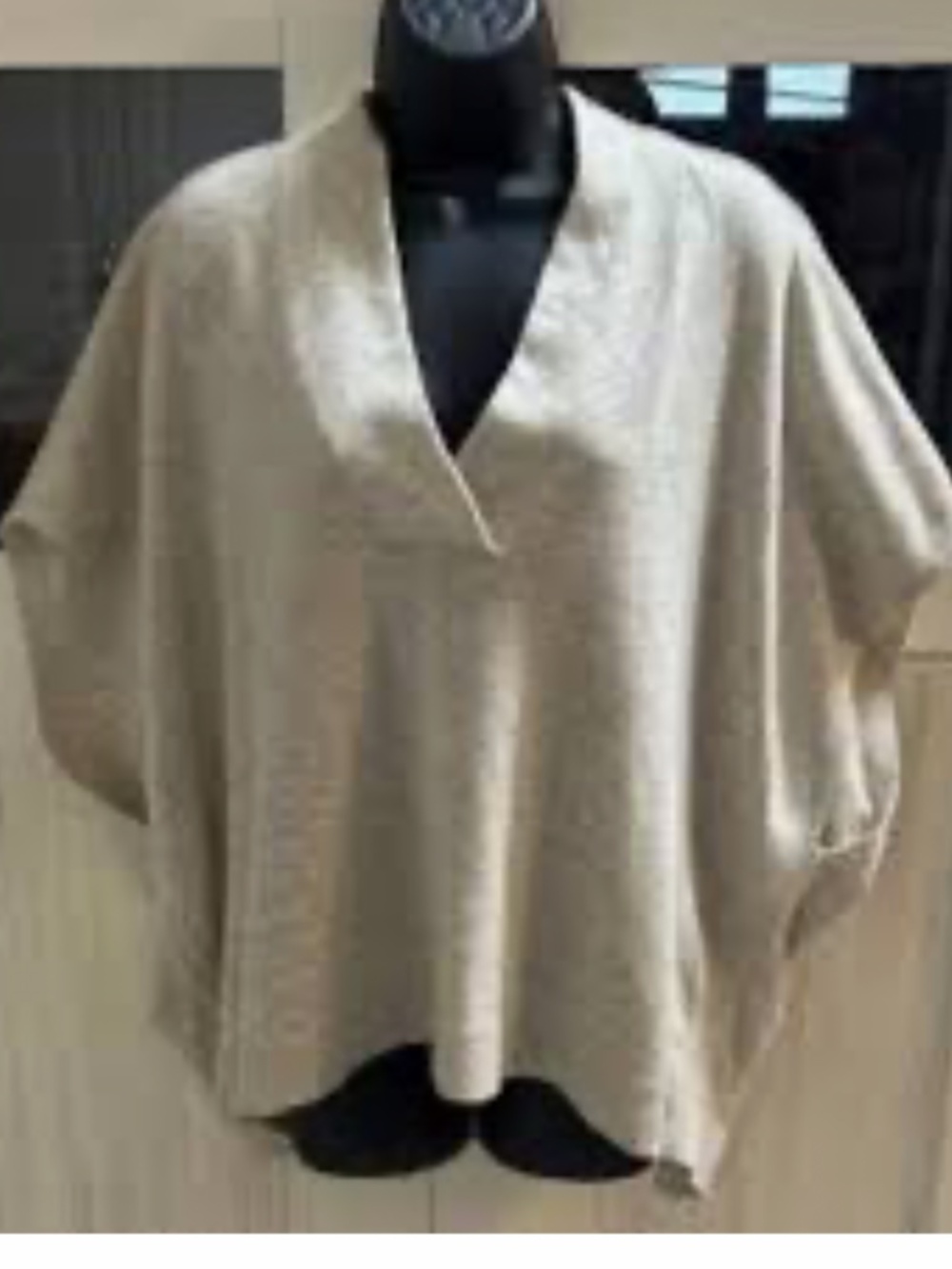 Vince Oversized Poncho Cape Wool/Cashmere Blend in Size S